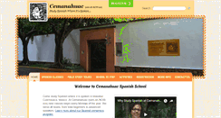 Desktop Screenshot of cemanahuacspanishschool.com